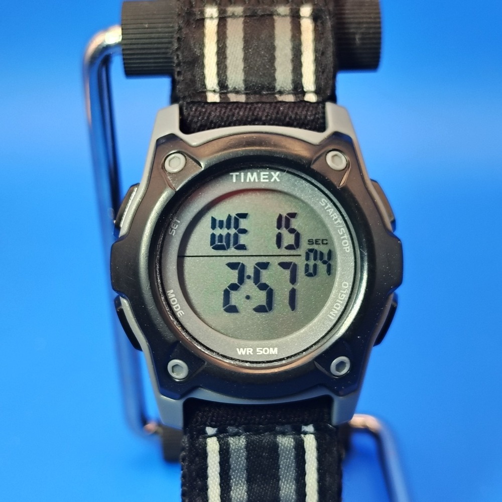 Vintage 2016 Timex Indiglo Mens 33mm Quartz Field Sport Watch Restored
